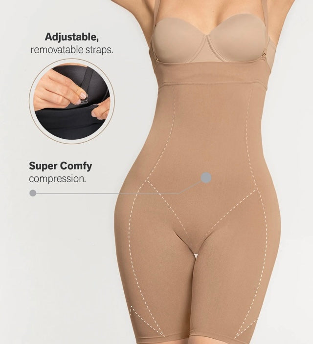 Invisible Extra High-Waisted Compression Shaper Short