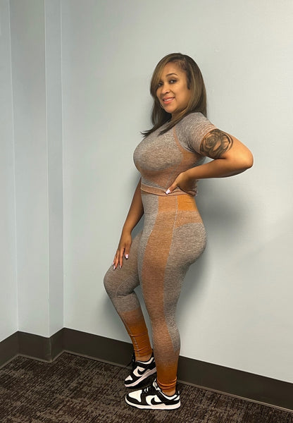 “Curvy Girl” Shortsleeved 2 Piece