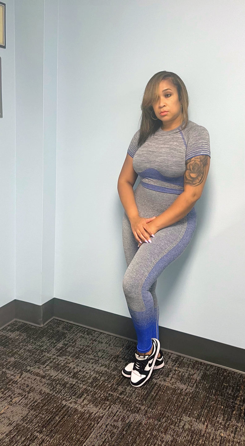 “Curvy Girl” Shortsleeved 2 Piece