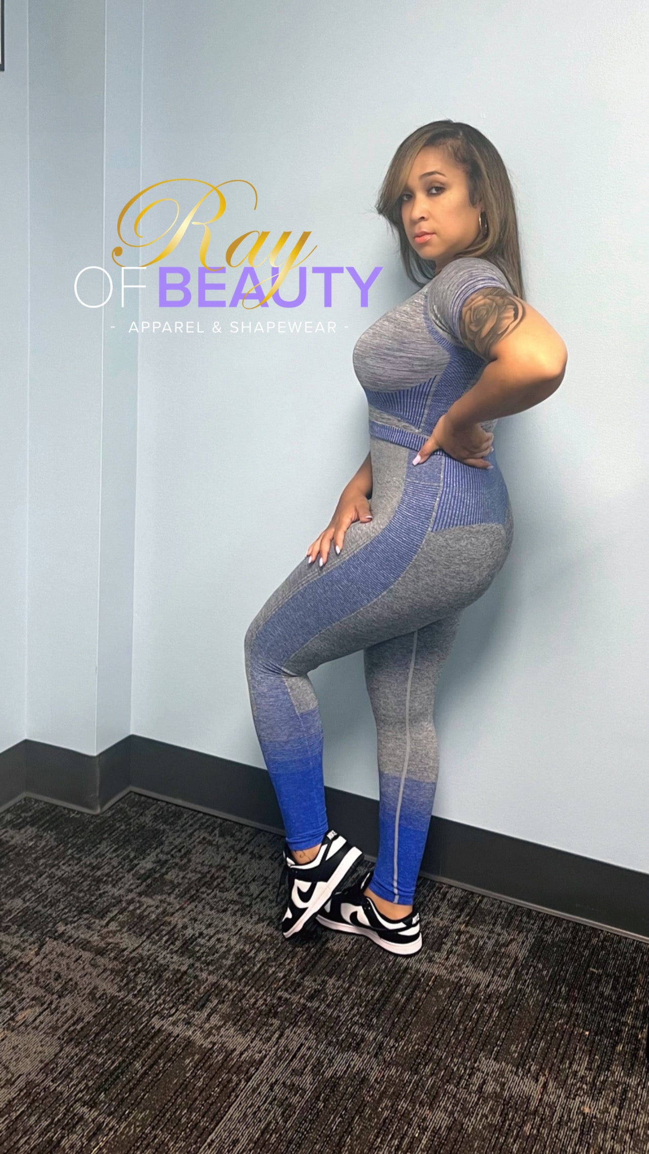 “Curvy Girl” Shortsleeved 2 Piece