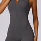 Ray of Beauty Backcut zip up Jumpsuit