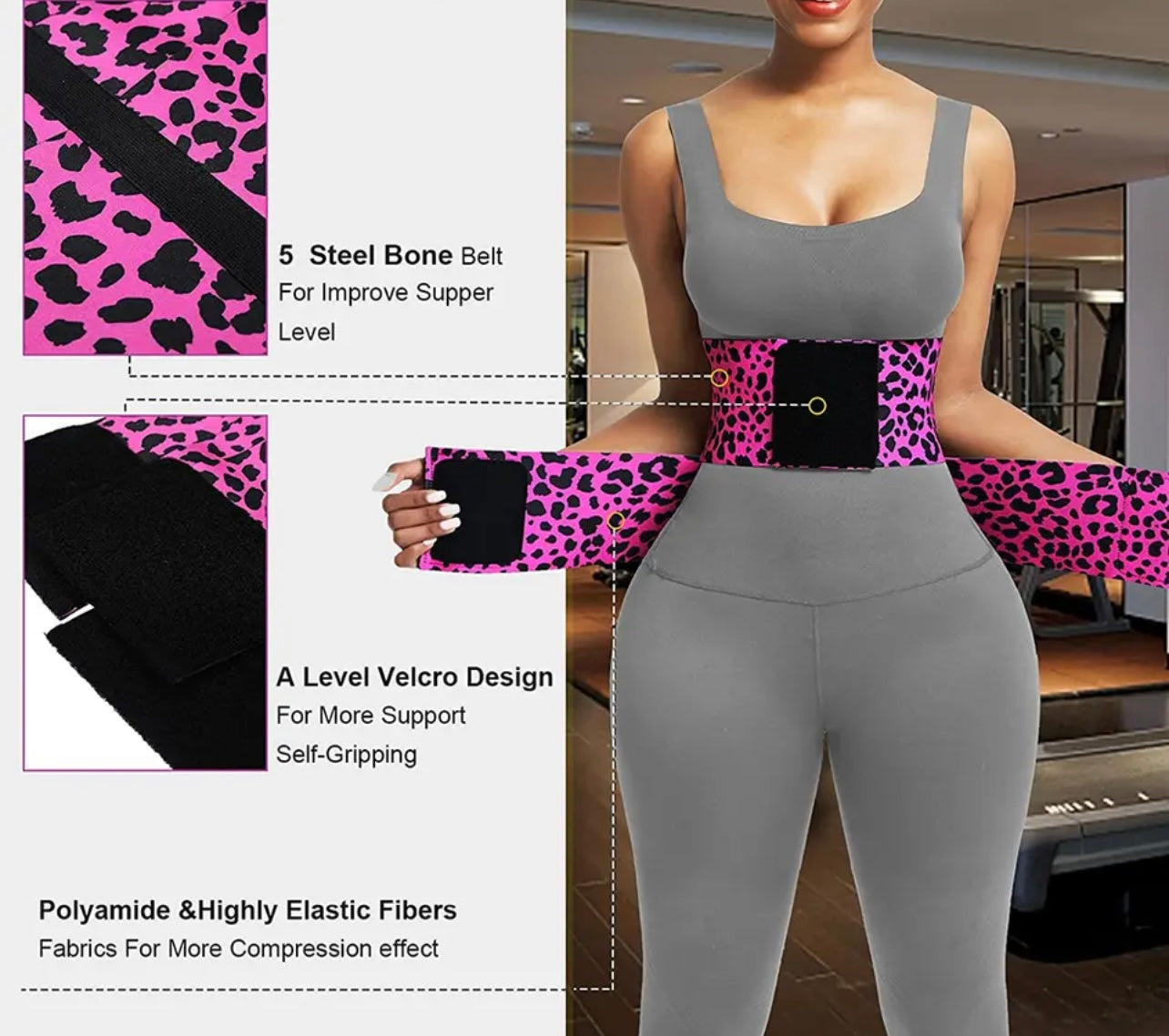 Ray of Beauty Cheetah Girl Waist Trainer