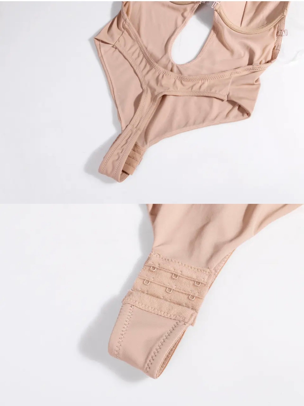 Invisible Strap Backless Thong Bodysuit Shapewear