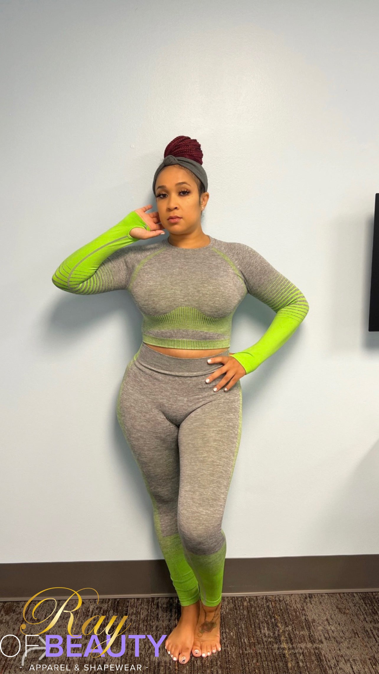 “Curvy Girl”Seamless Yoga Set