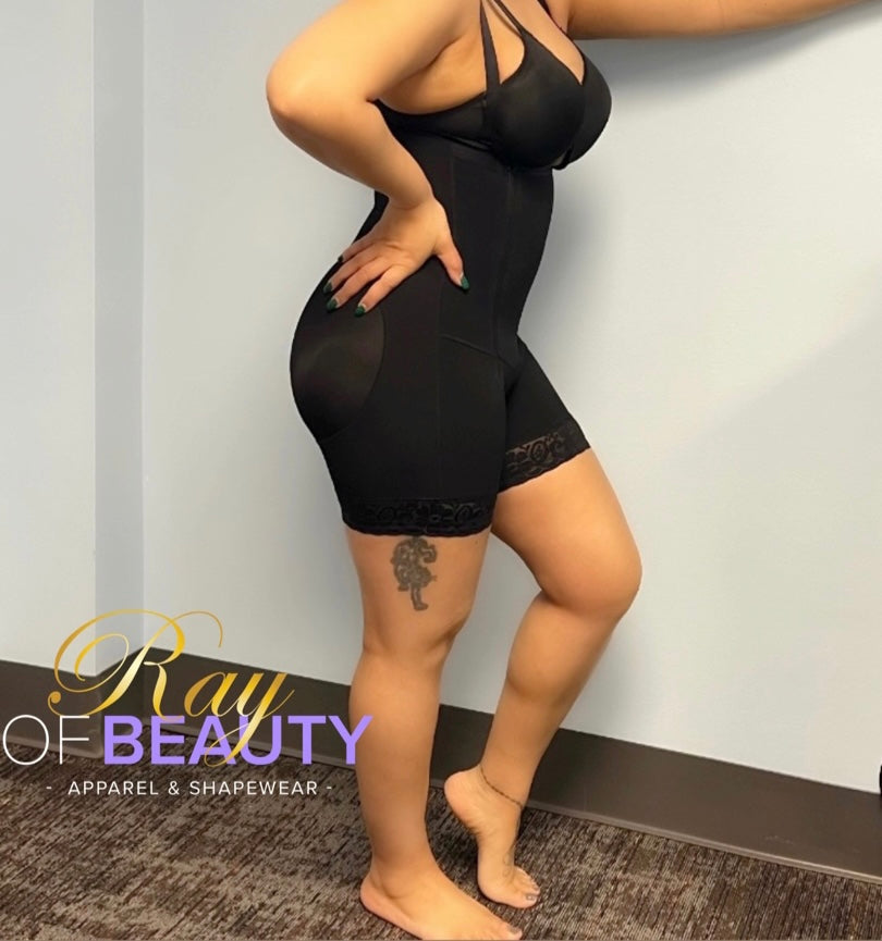 Open Bust Side Zip Faja