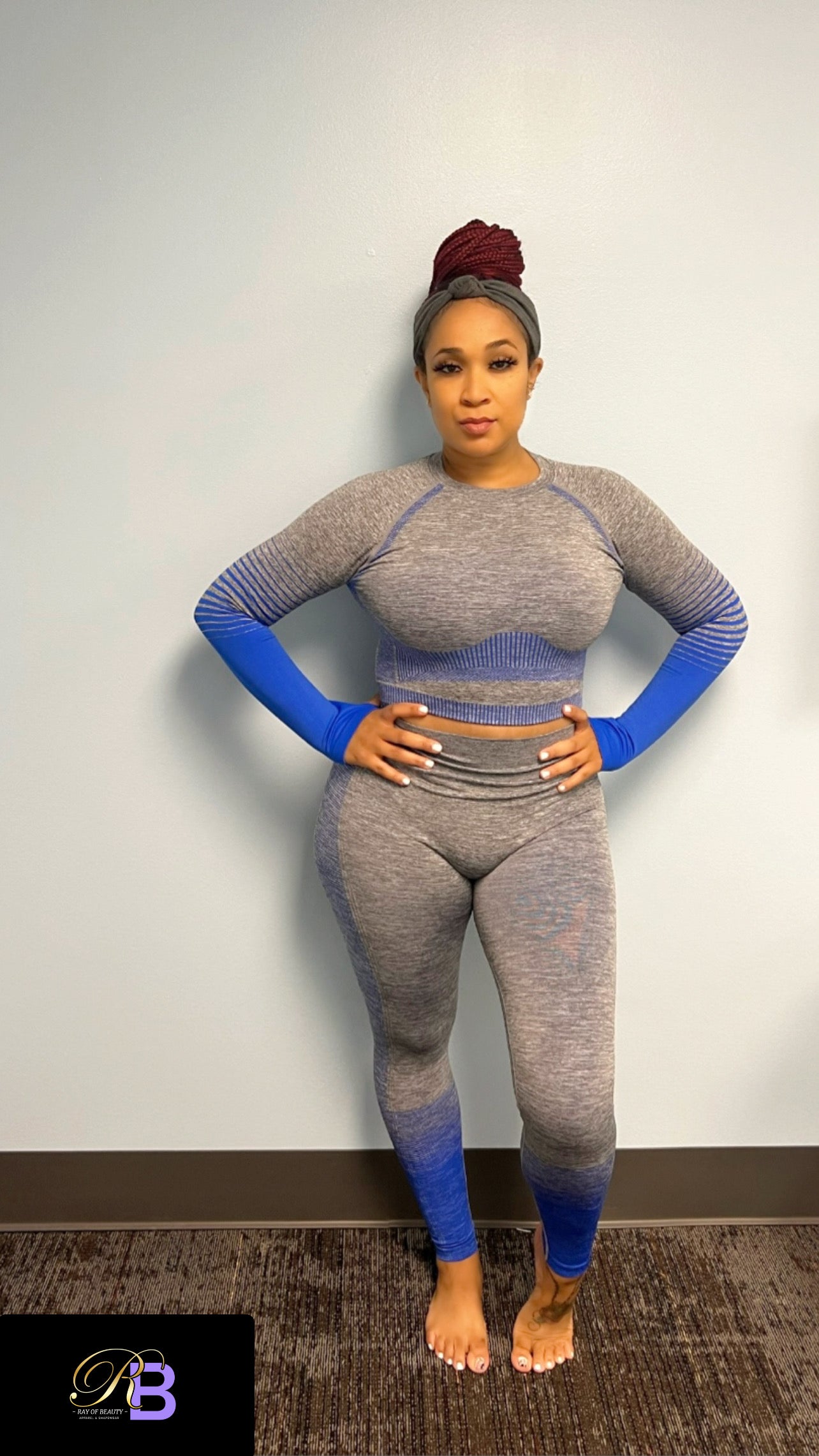 “Curvy Girl”Seamless Yoga Set