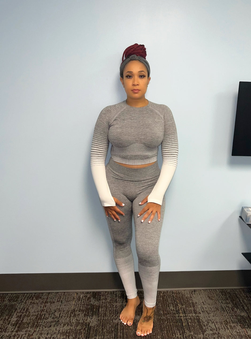 “Curvy Girl”Seamless Yoga Set