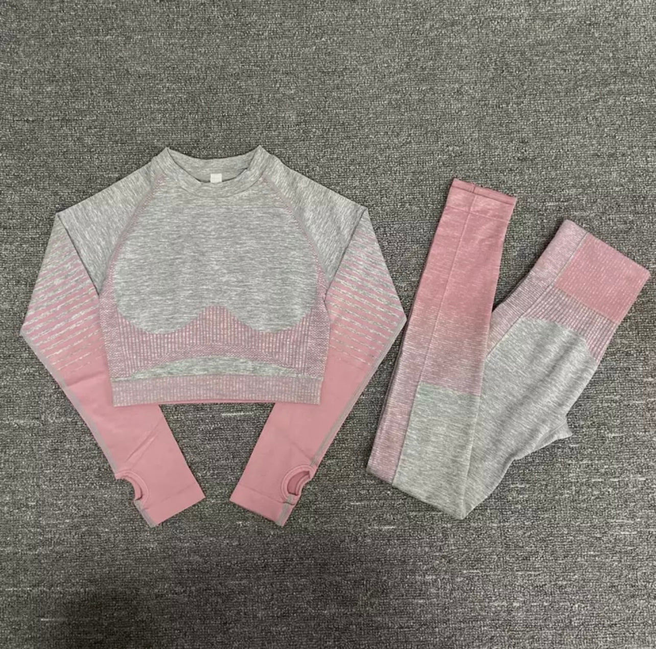 “Curvy Girl”Seamless Yoga Set