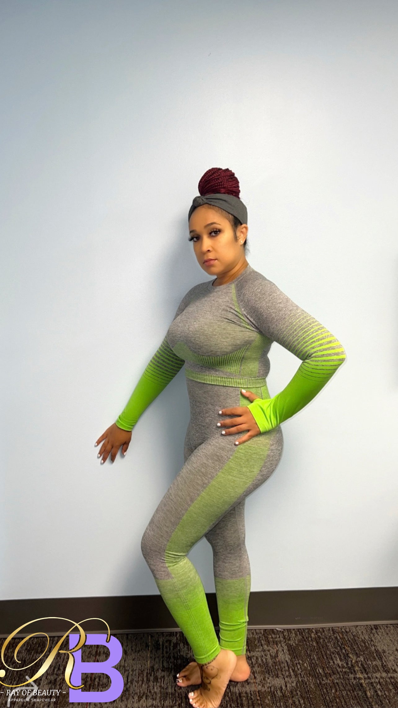 “Curvy Girl”Seamless Yoga Set