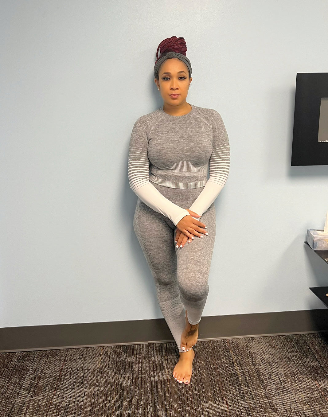 “Curvy Girl”Seamless Yoga Set