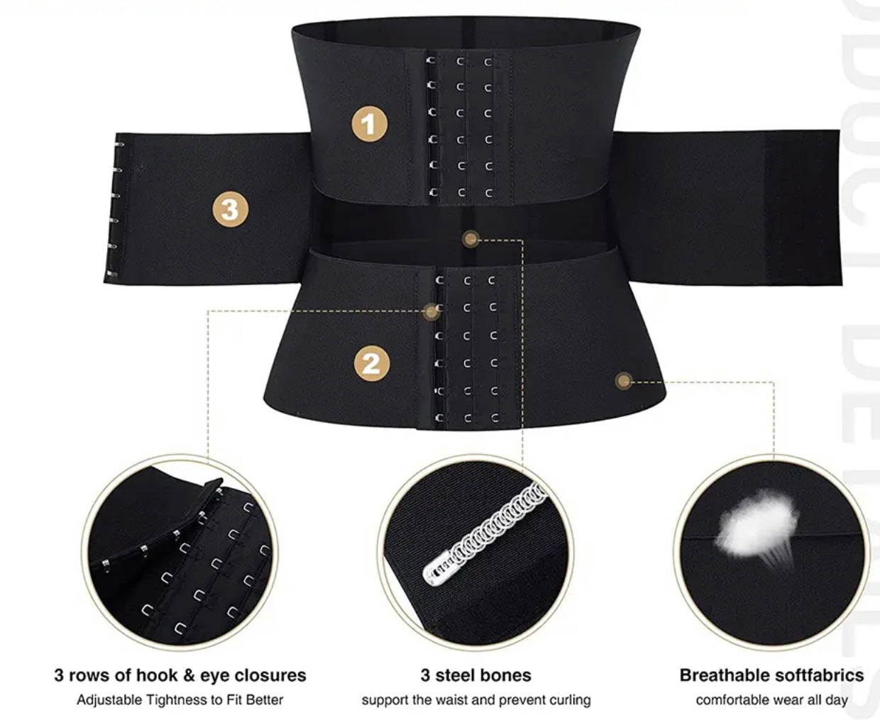 Hour Glass Waist Trainer Wrap