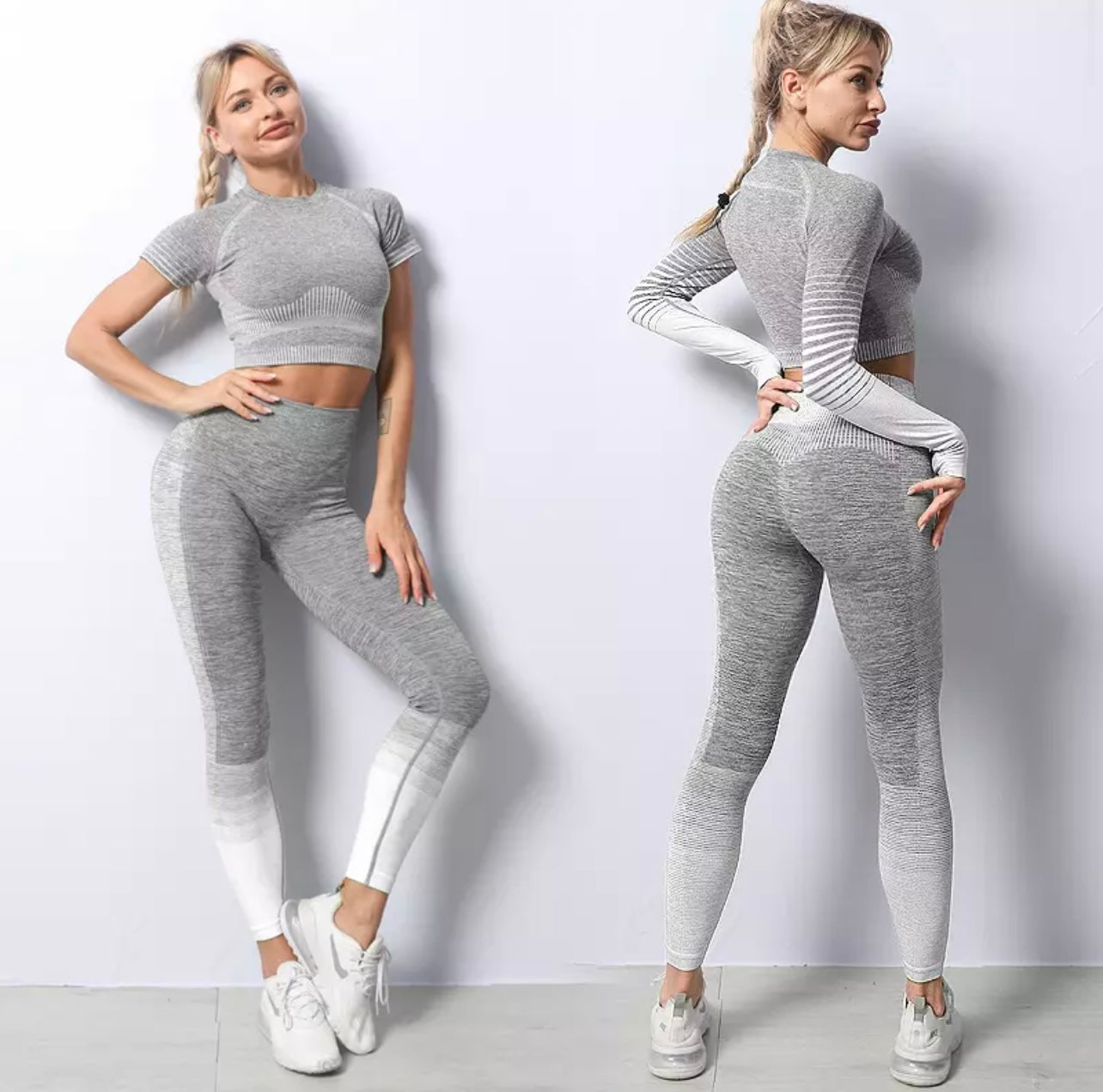 “Curvy Girl”Seamless Yoga Set