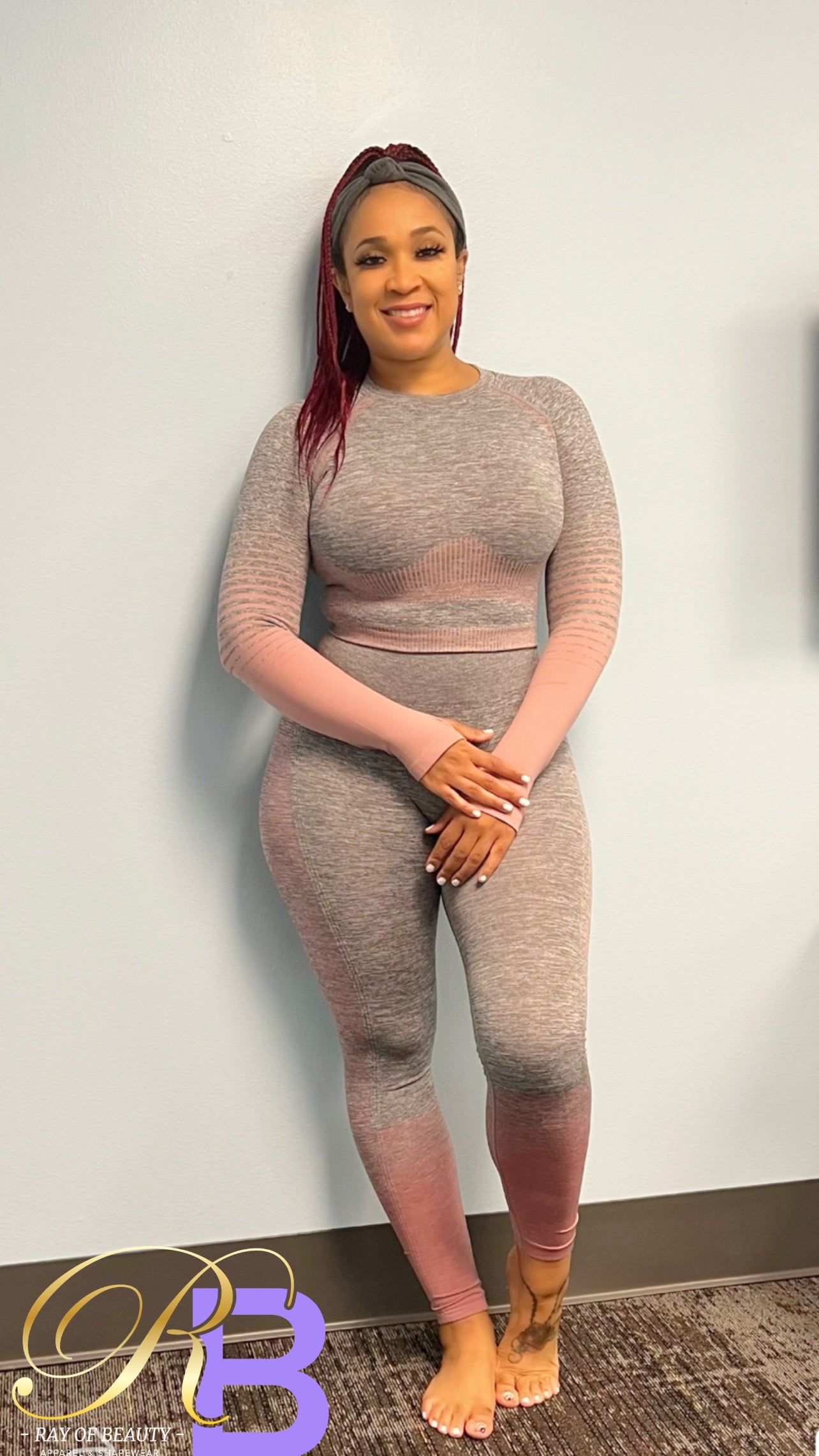 “Curvy Girl”Seamless Yoga Set