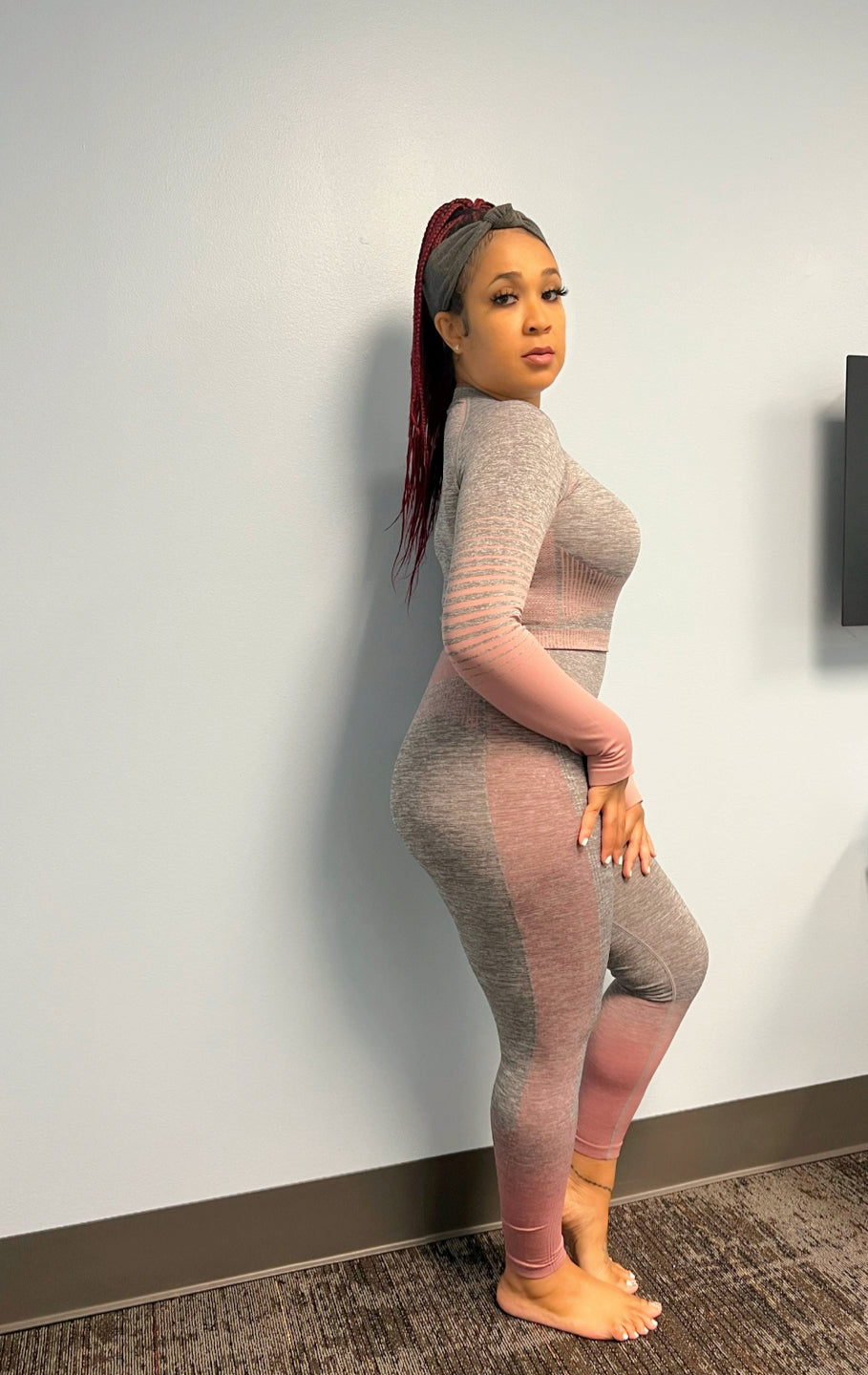 “Curvy Girl”Seamless Yoga Set